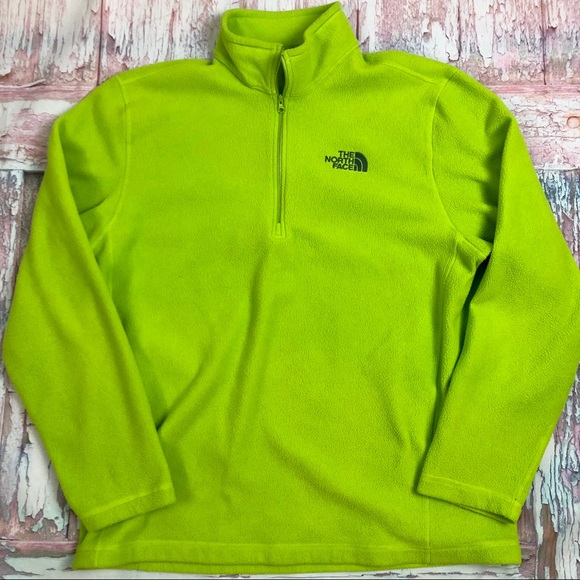 The North Face 4 Zip Fleece Lime Green 